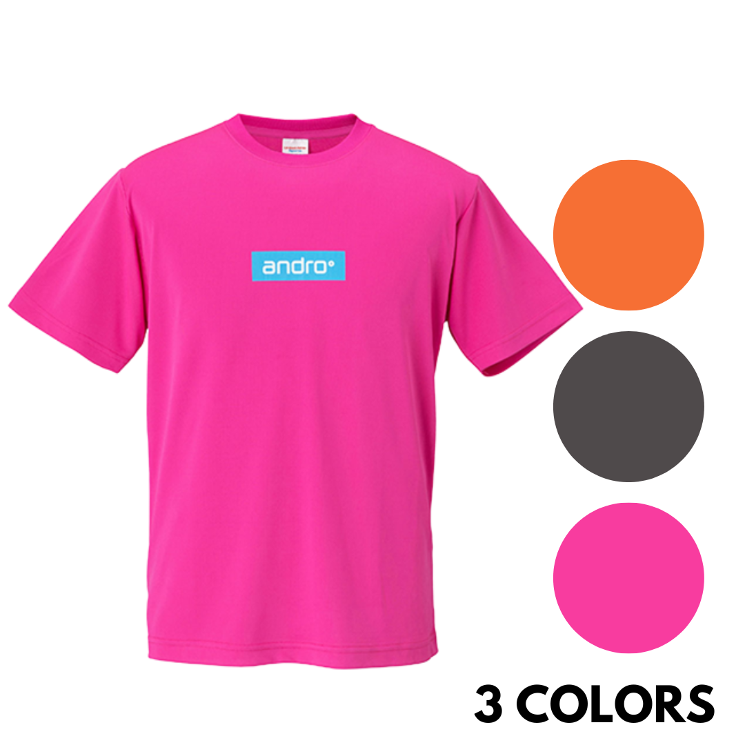 ナパティーシャツBX 300023028 オレンジ/パープル 【Andro アンドロ-卓球ウェア】