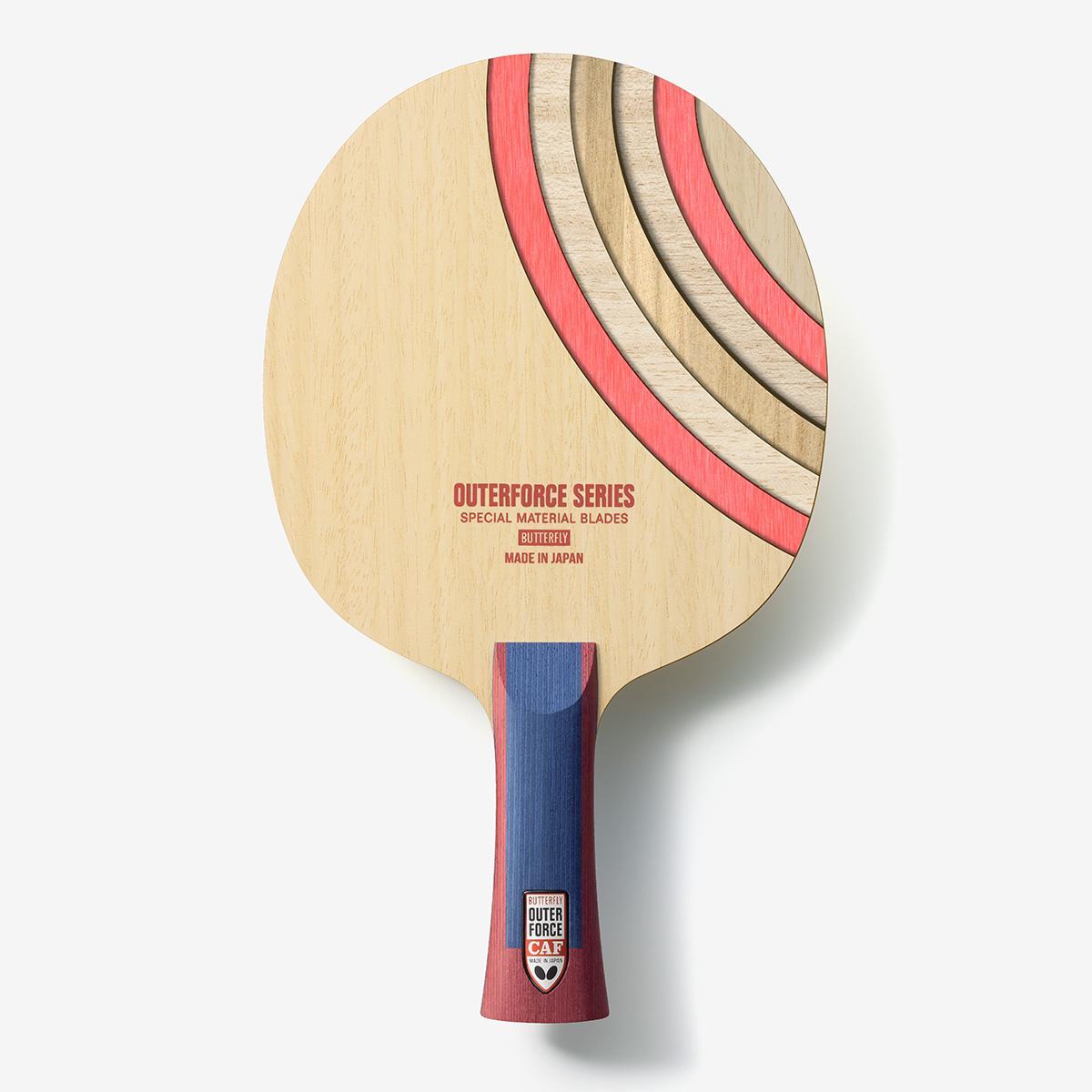 アウターフォース CAF 37351 中級者 【バタフライ butterfly -卓球ラケット】