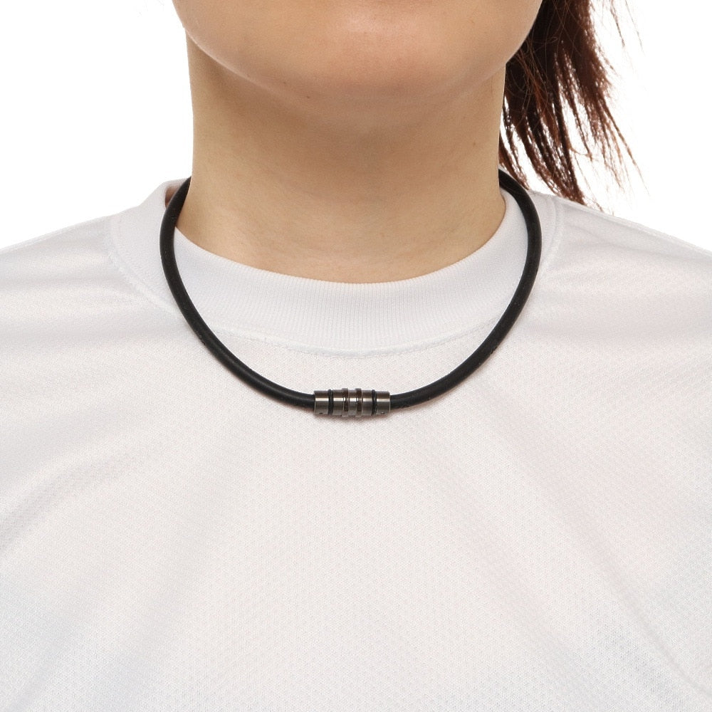 ネックレス クレスト プレミアムカラー PBK ABAAS53 (ブラック) 磁気ネックレス アスリート CREST