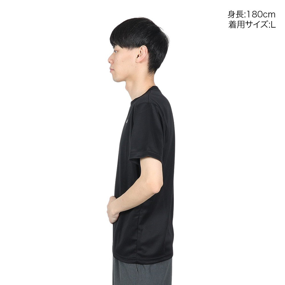 Tシャツ 半袖 メンズ 黒【オンライン限定価格】ワンポイント 2033A699.001