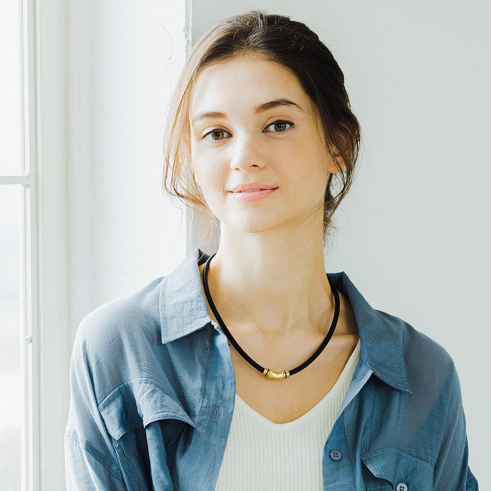 ネックレス CREST R ex ABAPV04 (シルバー) 磁気ネックレス