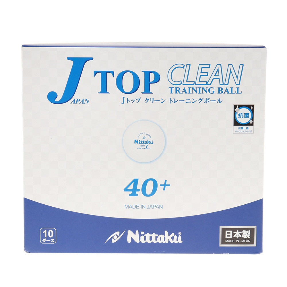 卓球ボール Jトップクリーントレ球 10ダース(120個入) 40ミリ NB-1744 抗菌仕様 トレーニング 練習球【Nittaku-卓球ボール】