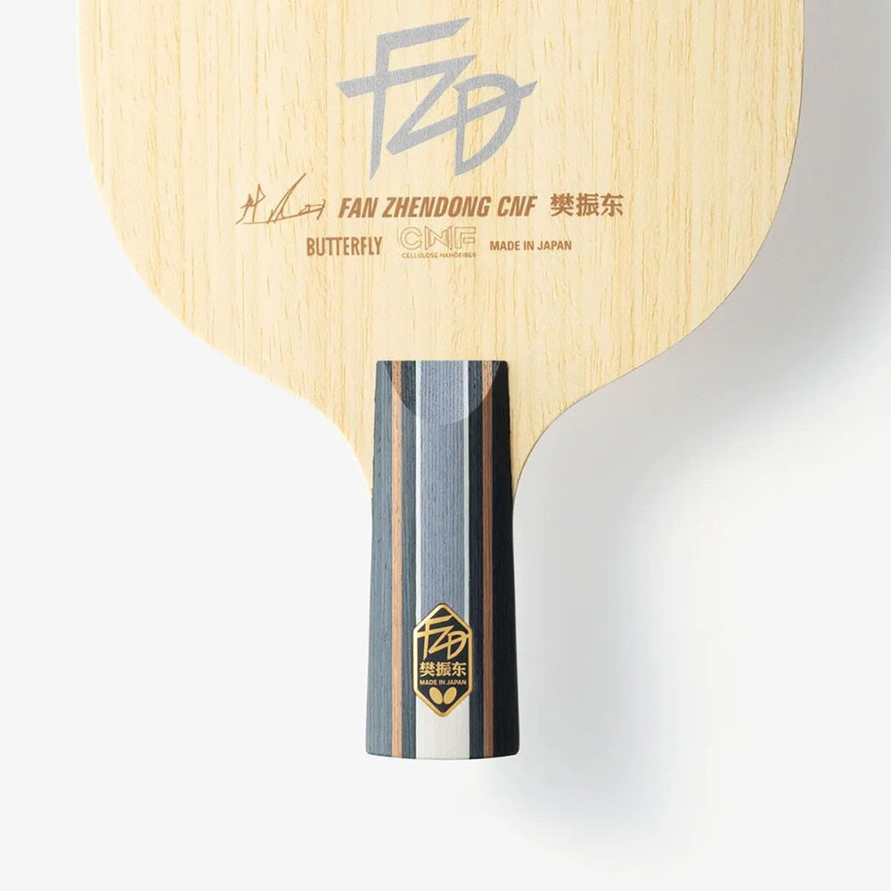 樊振東 CNF FAN ZHENDONG CNF セルロースナノファイバー アウターカーボンラケット - CS 中国式ペン【バタフライ butterfly -卓球ラケット】