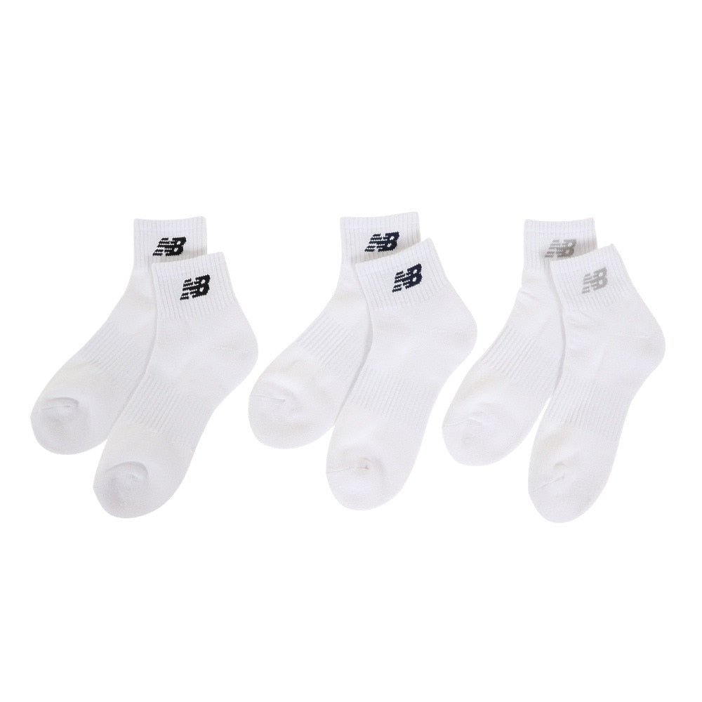 ミッドレングス3足組ソックス LAS35705WT