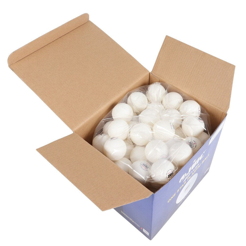 ABSプラスチック1スタートレーニングボール(1箱/100個入) 7050 初心者〜中級者 【JUIC-卓球ボール】