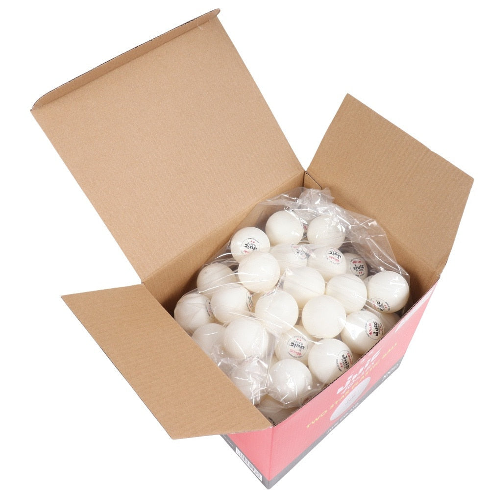 ABSプラスチック2スターボール (1箱/100個入) 7063 初心者〜中級者 【JUIC-卓球ボール】