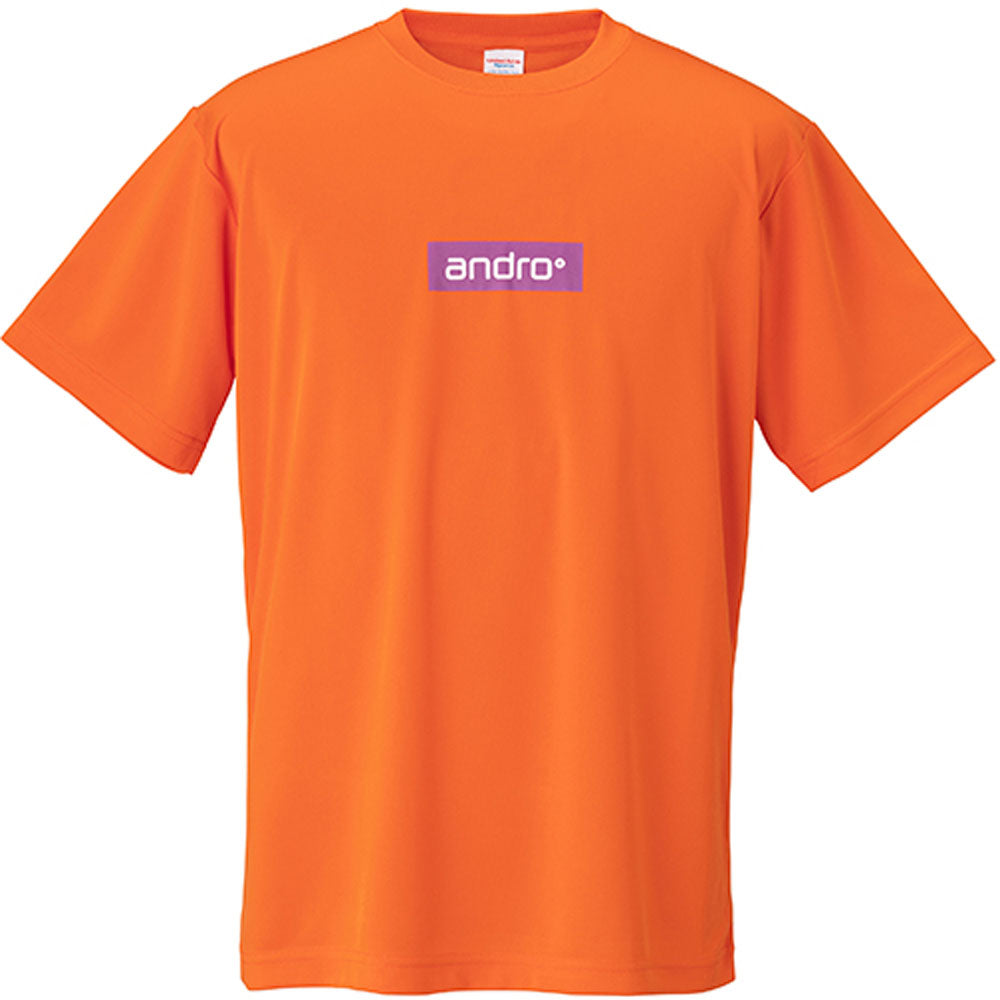 ナパティーシャツBX 300023028 オレンジ/パープル 【Andro アンドロ-卓球ウェア】
