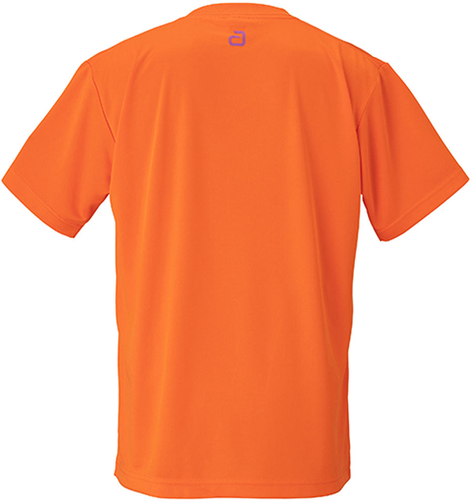 ナパティーシャツBX 300023028 オレンジ/パープル 【Andro アンドロ-卓球ウェア】