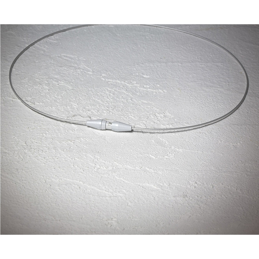 RAKUWA ネックレス EXTREME ワイヤーシングル ホワイト 43cm 0223TG904352