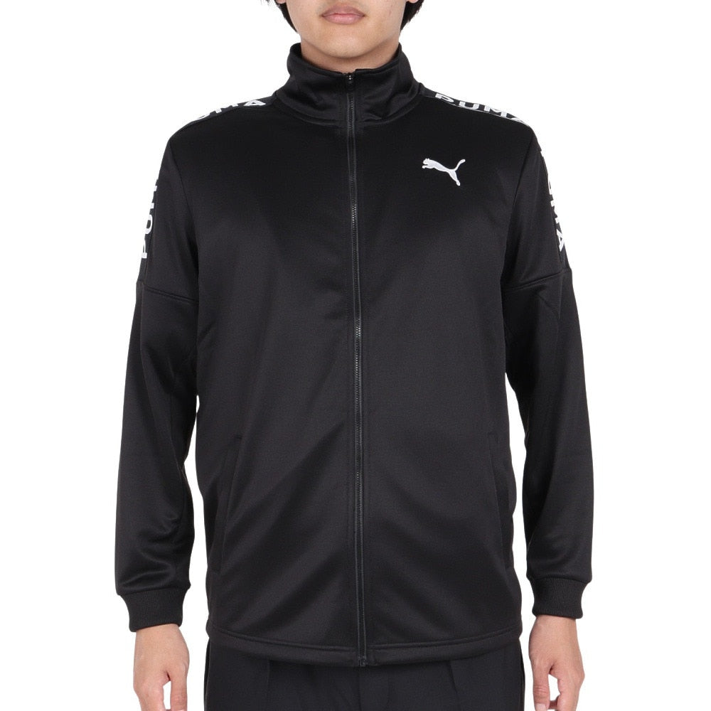 ジャージ メンズ トレーニング ニット ジャケット テープ 523551 01 BLK