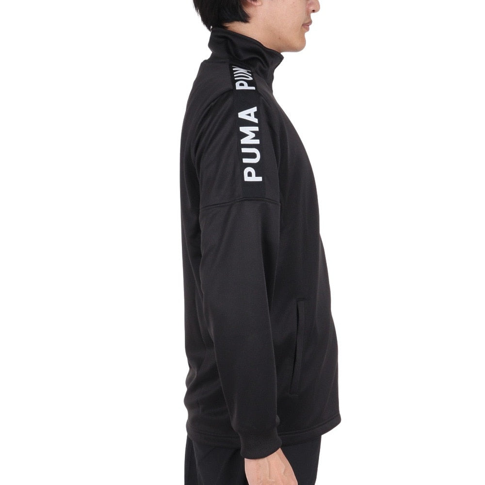 ジャージ メンズ トレーニング ニット ジャケット テープ 523551 01 BLK