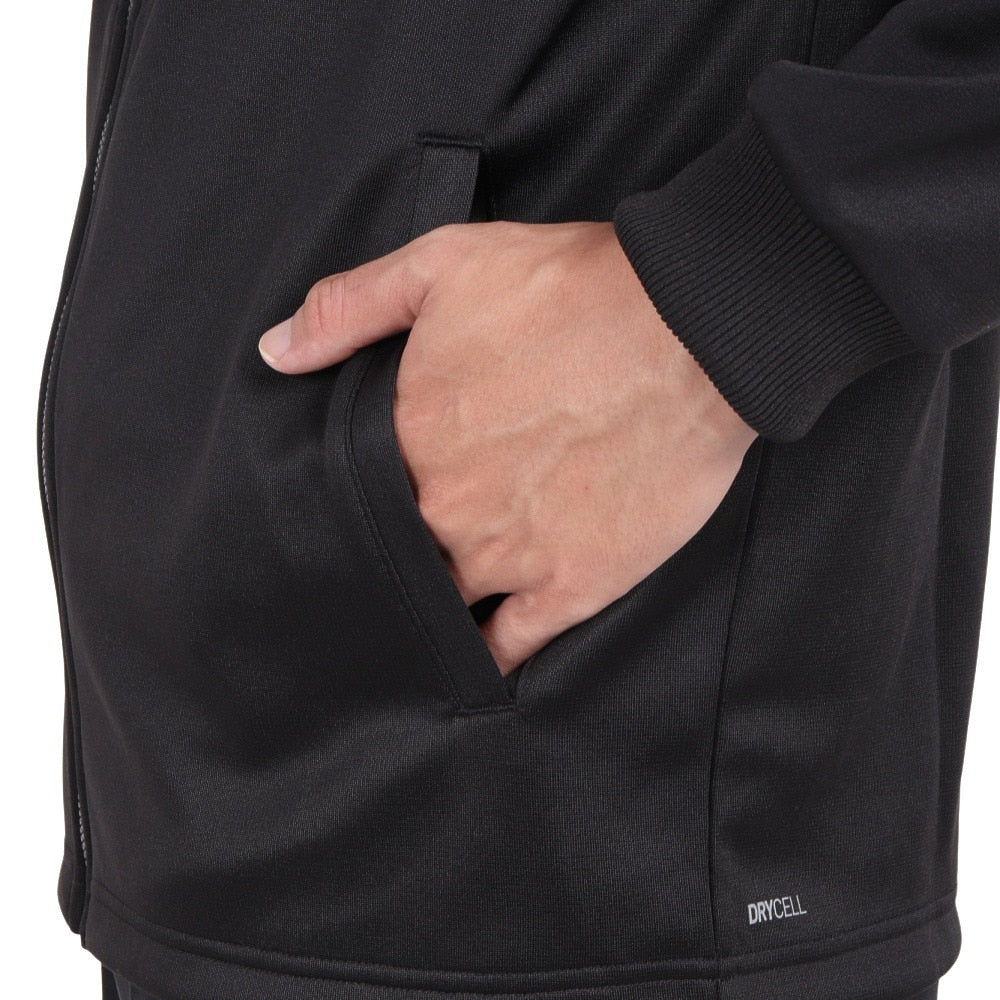 ジャージ メンズ トレーニング ニット ジャケット テープ 523551 01 BLK