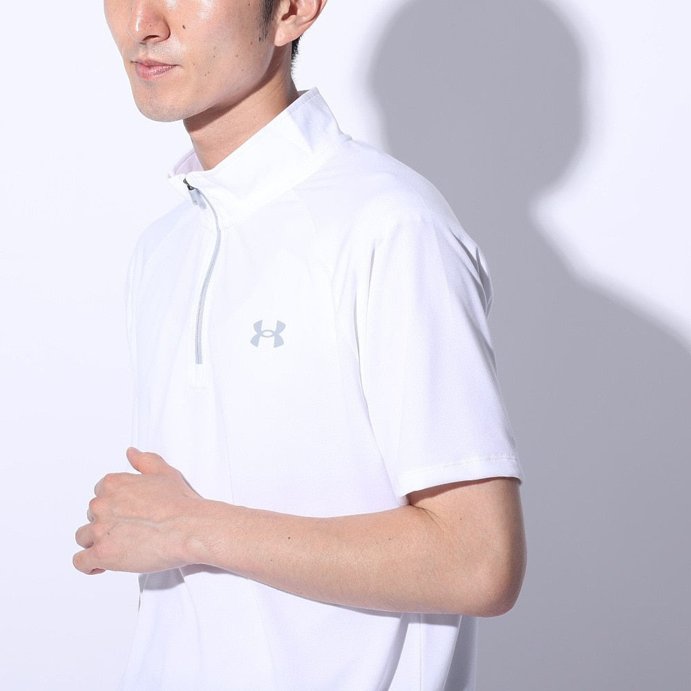 テック ショートスリーブ 1/2ジップTシャツ 1385506 100