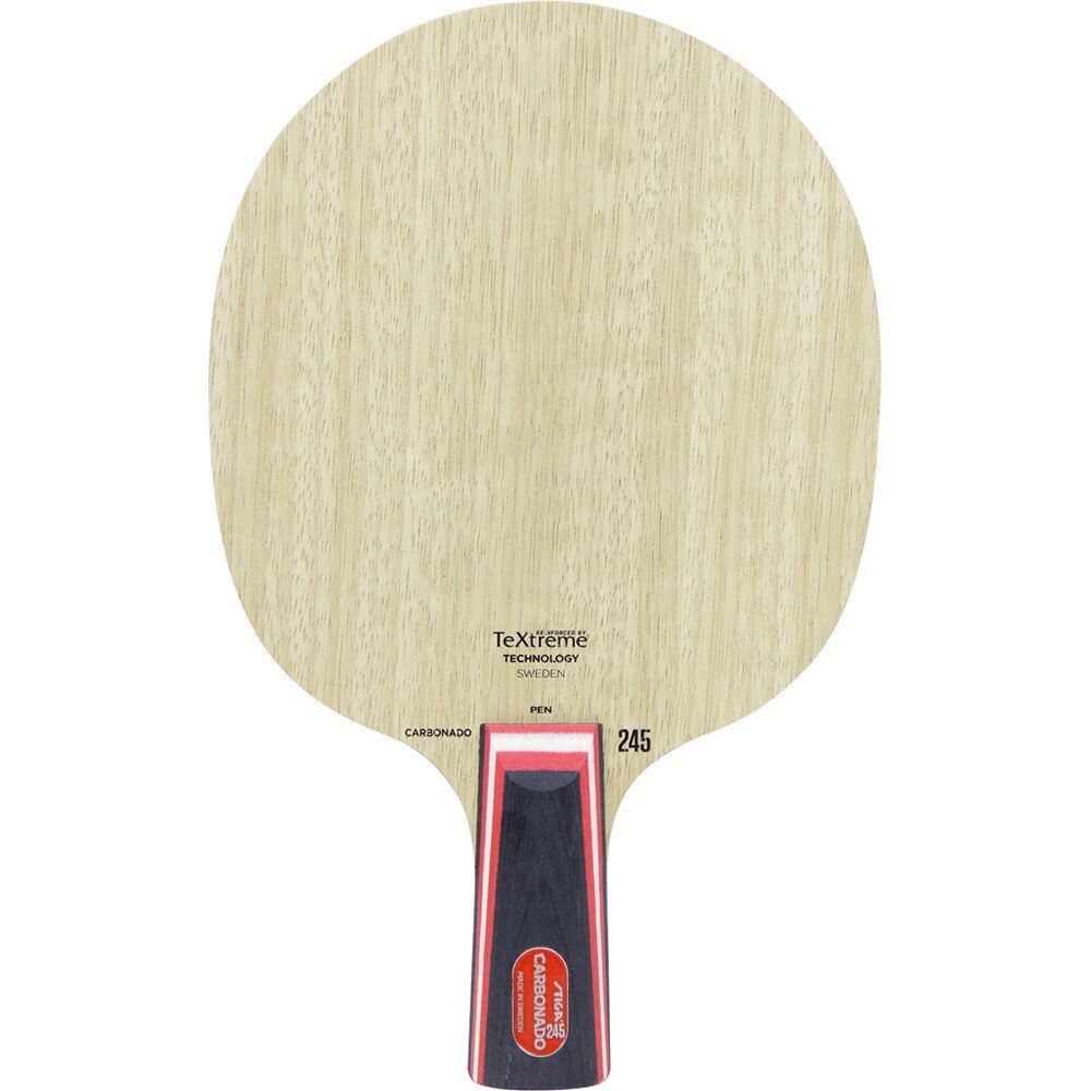 カーボネード245 中国式ペン 1063-65 初心者〜中級者 【スティガ - 卓球ラケット】