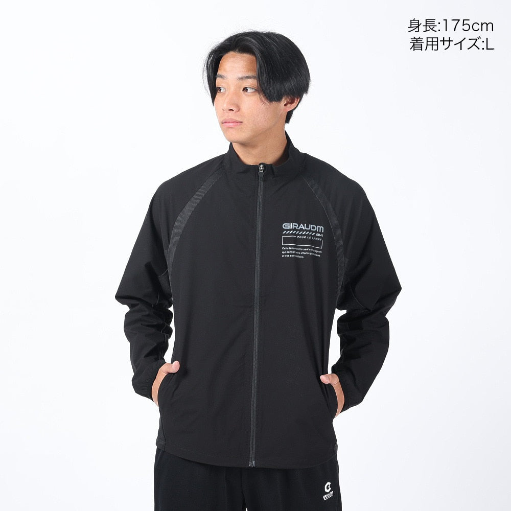 ジャケット uv UV 絶耐撥水 ブラック 黒 CROSSWU ジャケット WU4S0006-TR851-GRSD BLK