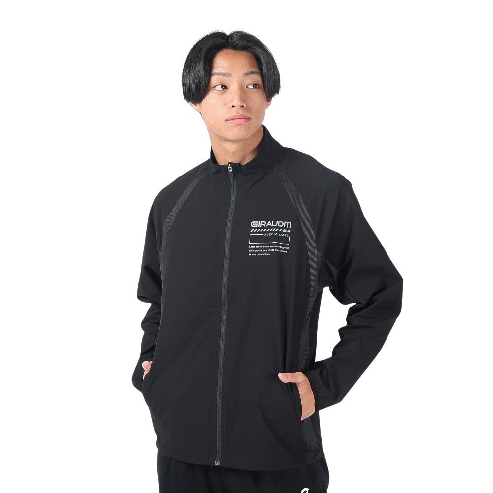 ジャケット uv UV 絶耐撥水 ブラック 黒 CROSSWU ジャケット WU4S0006-TR851-GRSD BLK