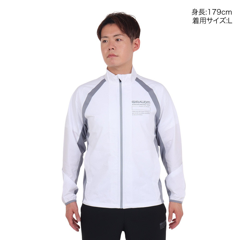 ジャケット uv UV 絶耐撥水 ホワイト 白 CROSSWU ジャケット WU4S0006-TR851-GRSD WHT