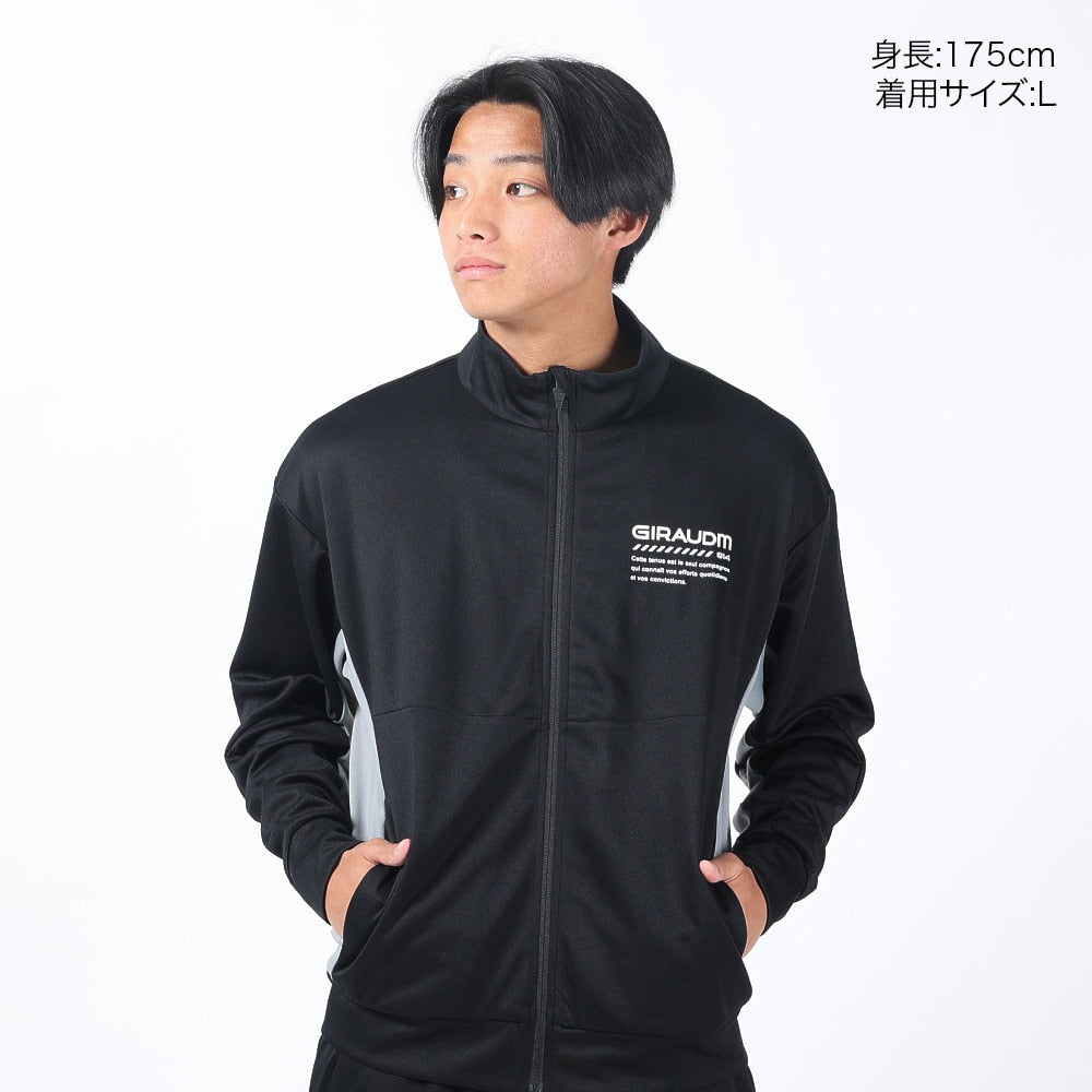 DPLIGHT ウォームアップジャケット WU4S0008-TR851-GRSD BLK