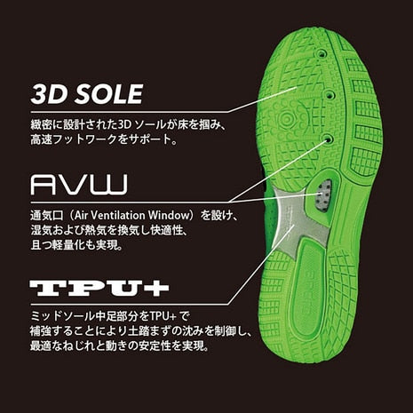 卓球シューズ クロスステッププロ 350023016 350023016 ホワイト 中級者 【Andro アンドロ-卓球シューズ】