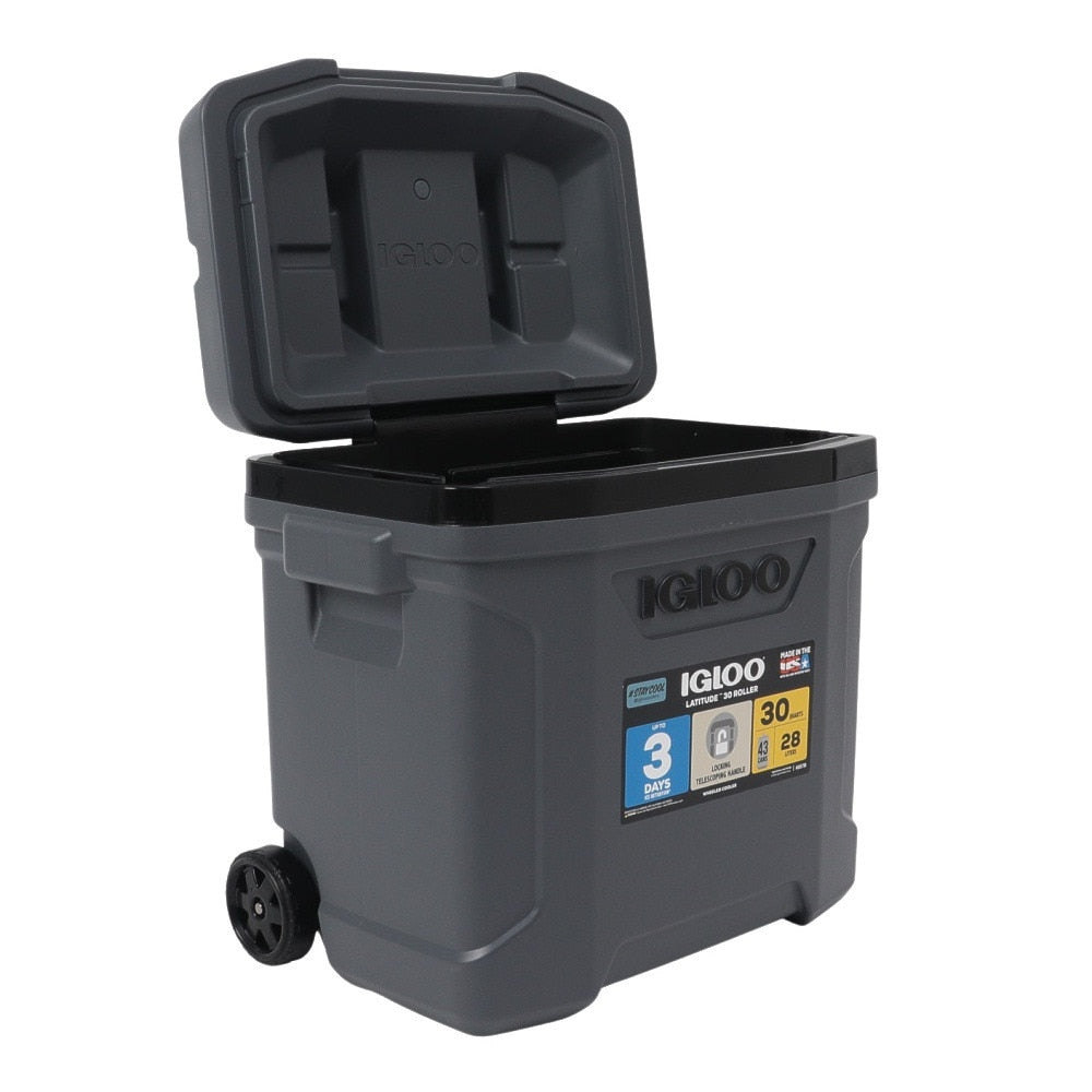 クーラーボックス 28.5L 保冷 ラティチュード LATITUDE 30 ROLLER 35049 キャスター付き ハードクーラー ハンドル