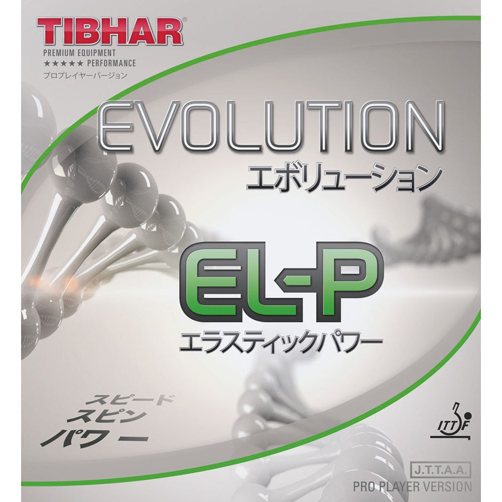 卓球ラバー エボリューション EL-P TJR102 TJR102-BLK エボリューション EL-P 【ティバー-卓球ラバー】