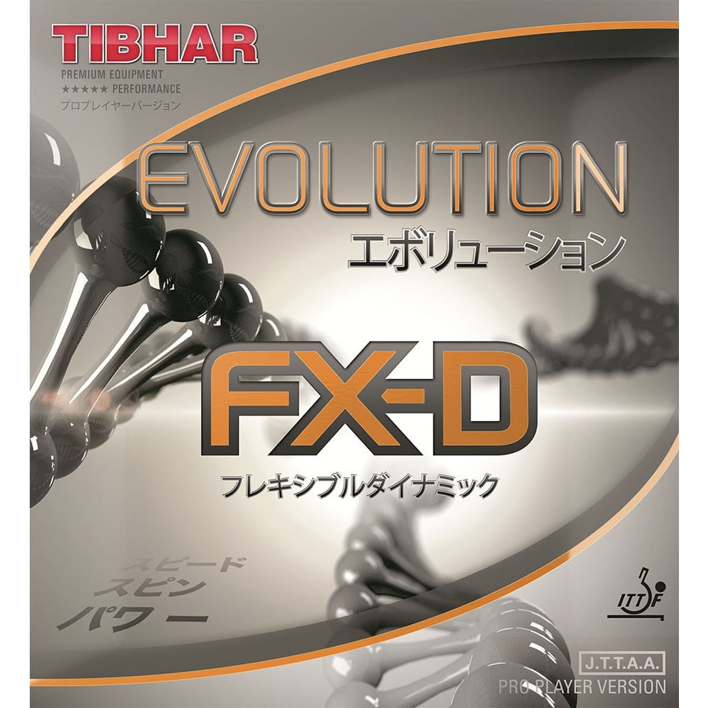 卓球ラバー エボリューション FX-D TJR133 TJR133-BLK エボリューション FX-D 【ティバー-卓球ラバー】