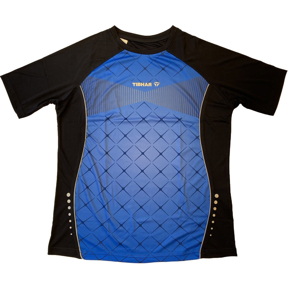 卓球ウエア シャツ PULSE シャツ TJS5 TJS5 BLUE 【ティバー-卓球ウェア】