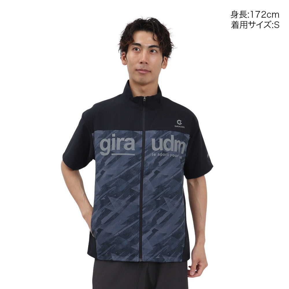 絶耐撥水 UV NEW CROSS 半袖ジャケット WU5S0010-TR851-GRSD NVY