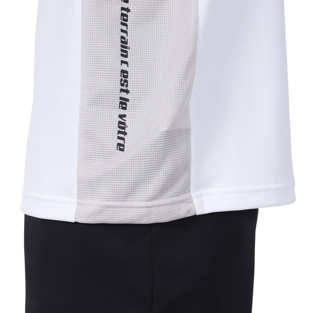 ドライプラスクール シャインブロック UV シャツ WAKI 5S0030-TRCT-863ES WHT