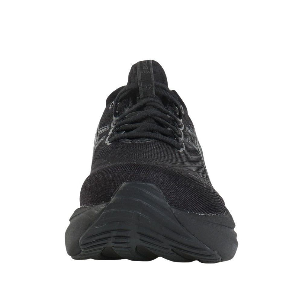 ランニングシューズ ゲルニンバス27 ブラック グレー 1011B958.001 スニーカー クッション GEL-NIMBUS 27
