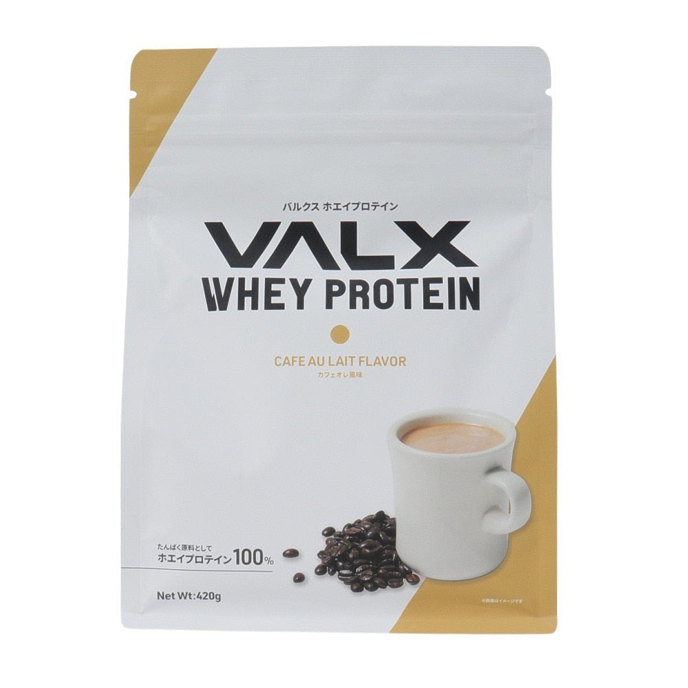 バルクスホエイプロテイン カフェオレ風味 420g VALX ホエイプロテイン カフェオレ420 タンパク質
