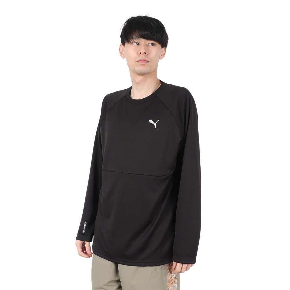 テック 長袖Tシャツ 632962 01 BLK