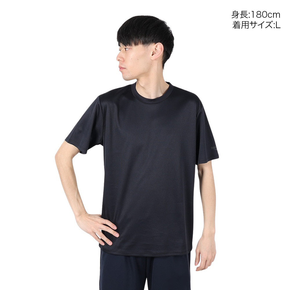 ドライプラス 1point 半袖Tシャツ 5S0036-TRCT-863ES BLK