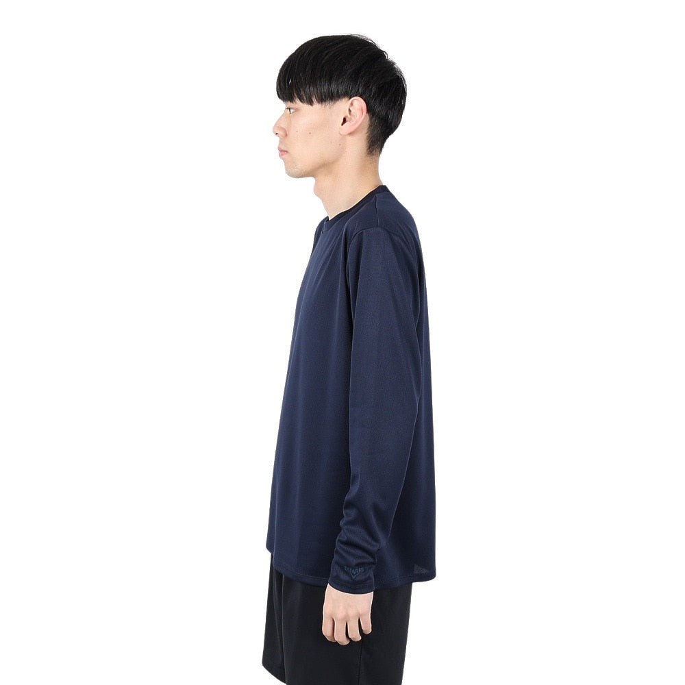 ドライプラス 1point 長袖Tシャツ 5S0037-TRCT-863ES NVY