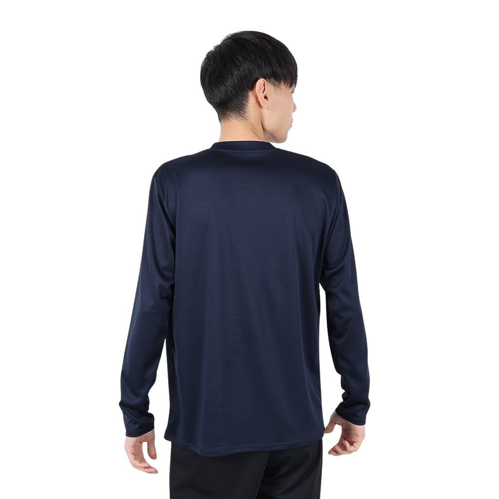 ドライプラス 1point 長袖Tシャツ 5S0037-TRCT-863ES NVY