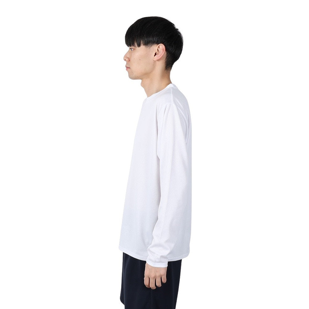 ドライプラス 1point 長袖Tシャツ 5S0037-TRCT-863ES WHT
