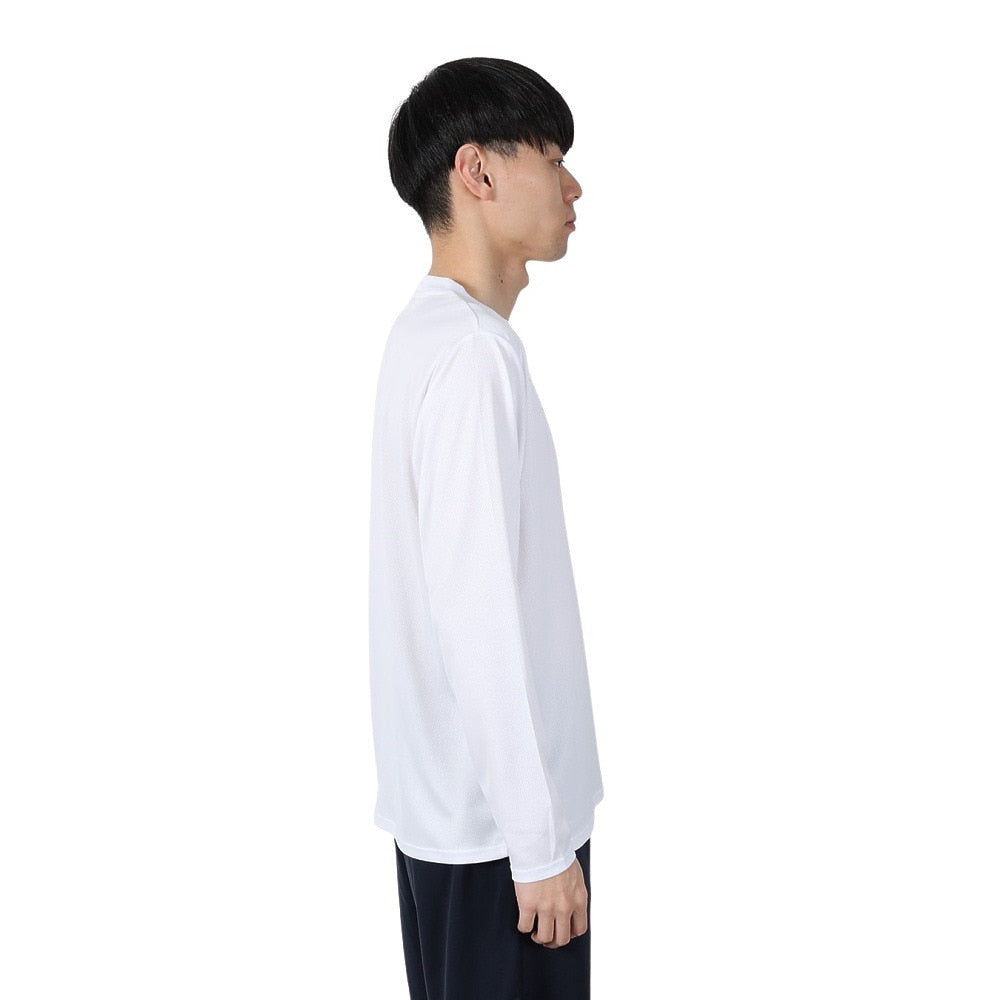 ドライプラス 1point 長袖Tシャツ 5S0037-TRCT-863ES WHT