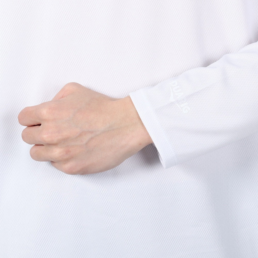 ドライプラス 1point 長袖Tシャツ 5S0037-TRCT-863ES WHT