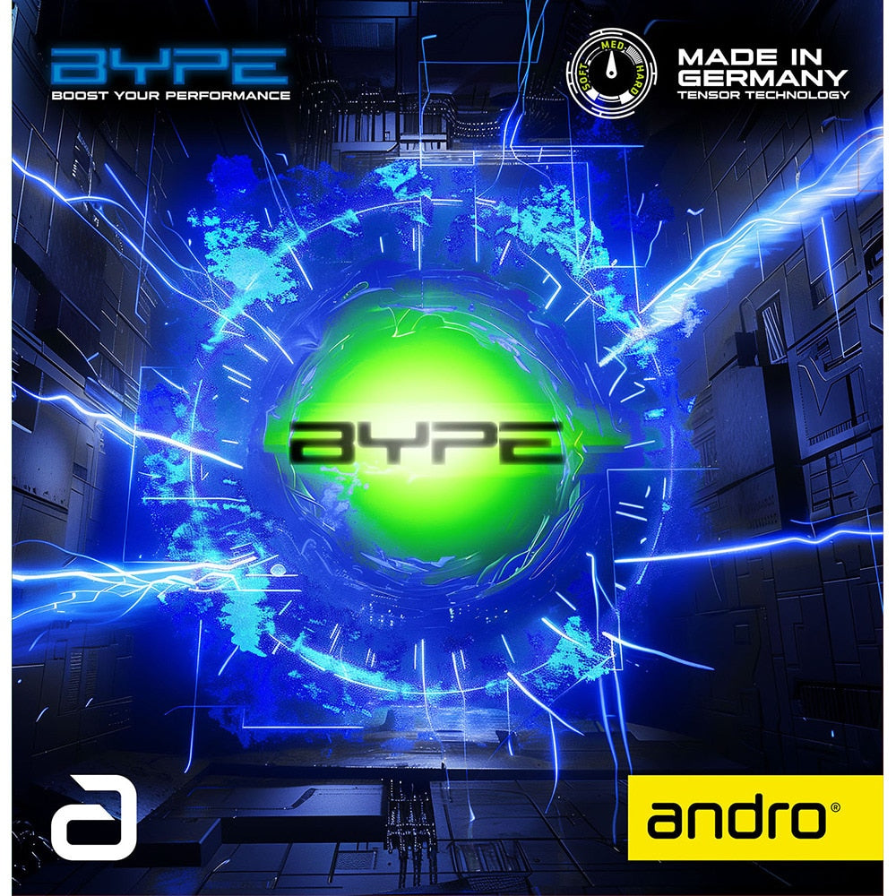 卓球ラバー バイプ 110021104 110021104-BK バイプ 初心者〜中級者 【Andro アンドロ-卓球ラバー】