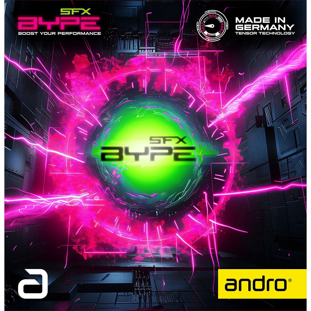 卓球ラバー バイプ SFX 110021105-BK バイプSFX 初心者〜中級者 【Andro アンドロ-卓球ラバー】