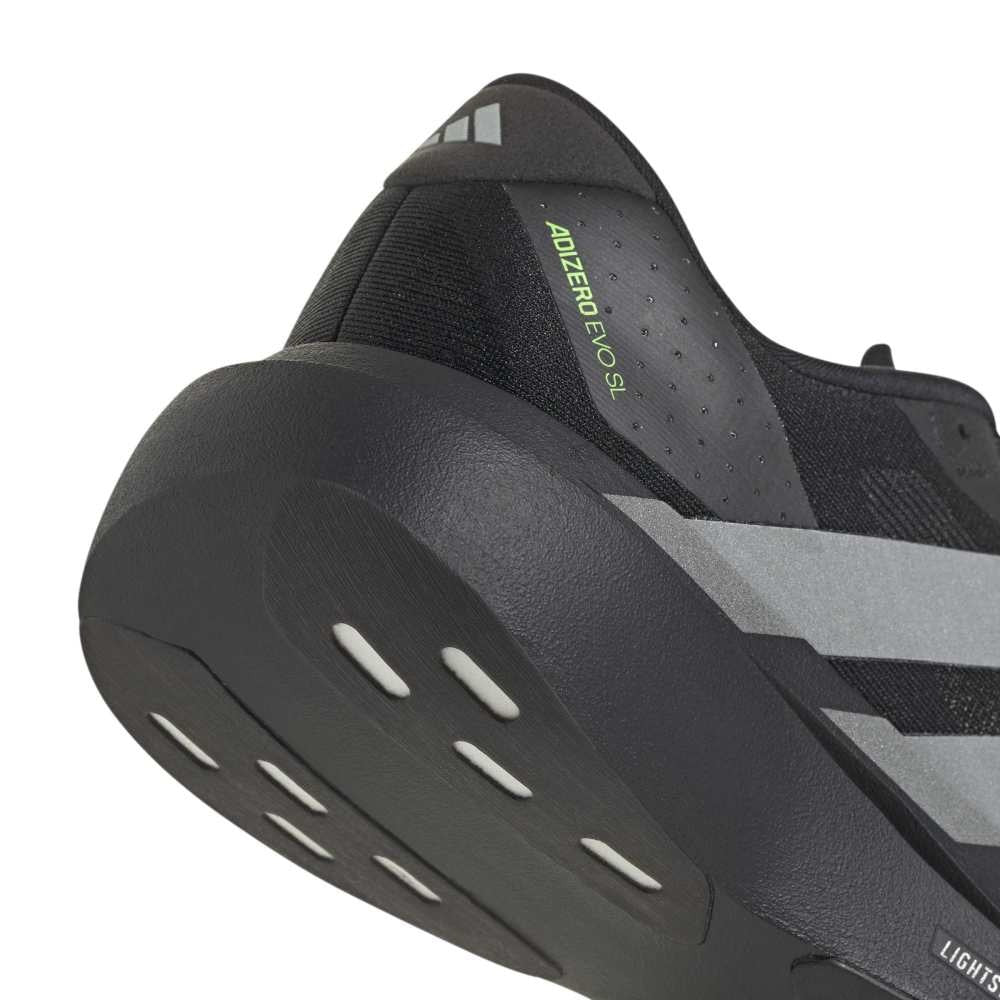 ランニングシューズ トレーニングシューズ 部活 アディゼロ EVO SL ブラック シルバー KJ1365 スニーカー