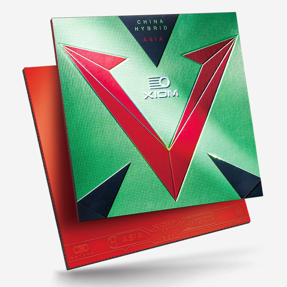 ヴェガ アジアH ハイブリッド 850013 BLK 中級者 【XIOM-卓球ラバー】