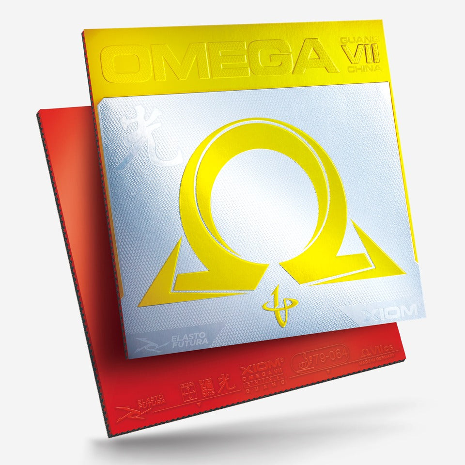 オメガ 7 チャイナ 光 850015 BLK 中級者 【XIOM-卓球ラバー】