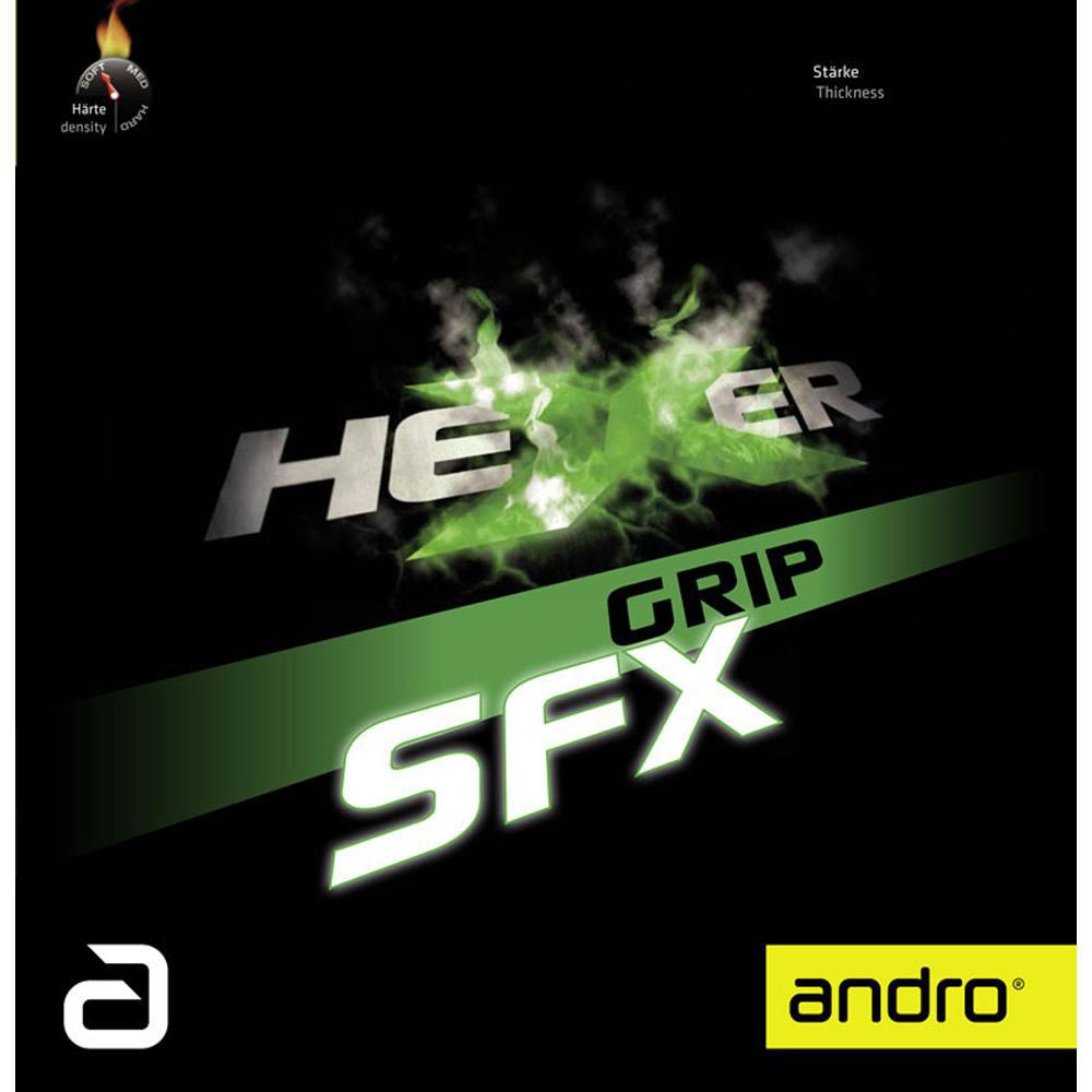 HEXER GRIP SFX ヘキサーグリップSFX 112294-BK ヘキサーG SFX 初心者〜中級者 【Andro アンドロ-卓球ラバー】