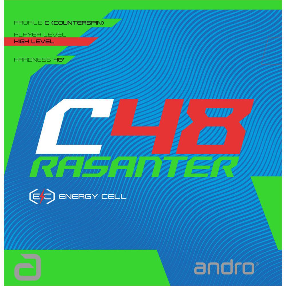 RASANTER C48 ラザンター C48 110021098-BK 初心者〜中級者 【Andro アンドロ-卓球ラバー】