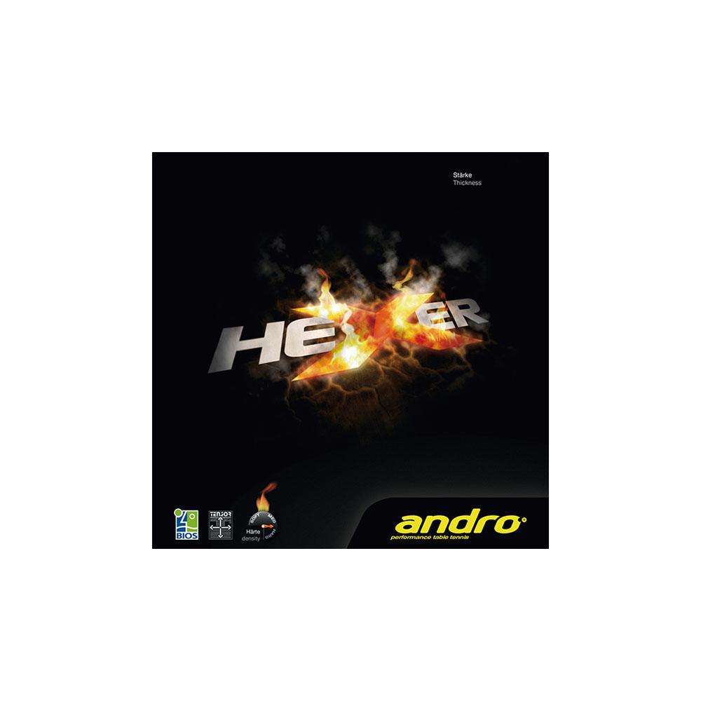 HEXER ヘキサー 112260-BK 初心者〜中級者 【Andro アンドロ-卓球ラバー】