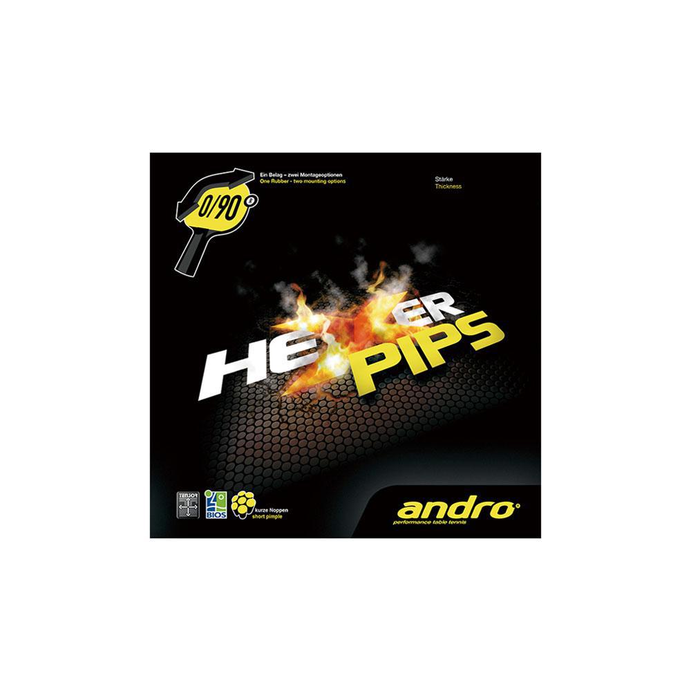 ヘキサーピップス プラス 112273-BK 初心者〜中級者 【Andro アンドロ-卓球ラバー】