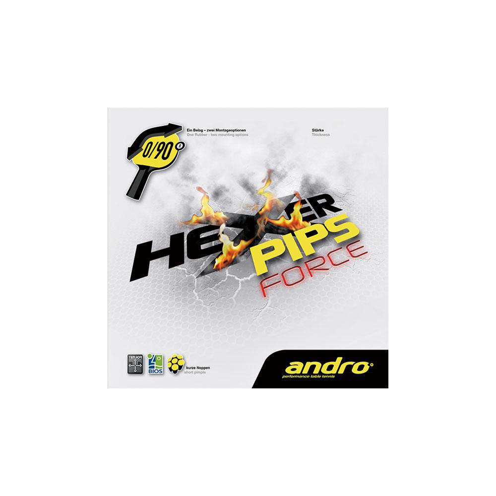 ヘキサーピップスフォース 112274-BK 初心者〜中級者 【Andro アンドロ-卓球ラバー】