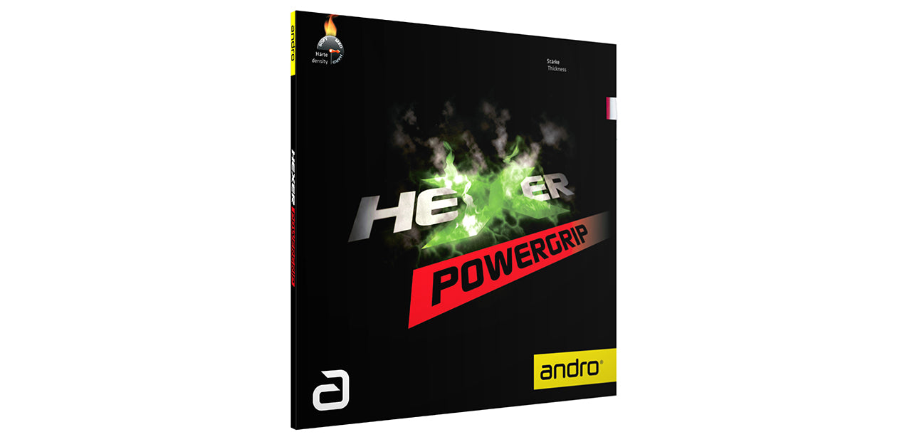 HEXER POWER GRIP ヘキサー パワーグリップ【Andro アンドロ-卓球ラバー】