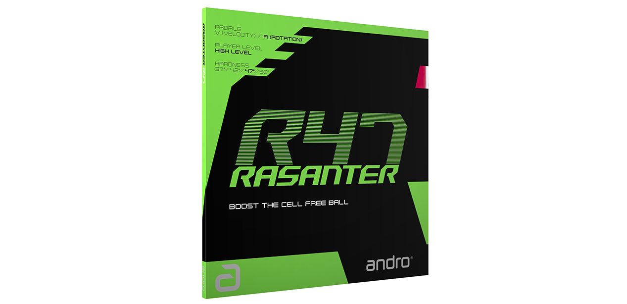 RASANTER R47 ラザンター R47 112288-BK 初心者〜中級者 【Andro アンドロ-卓球ラバー】